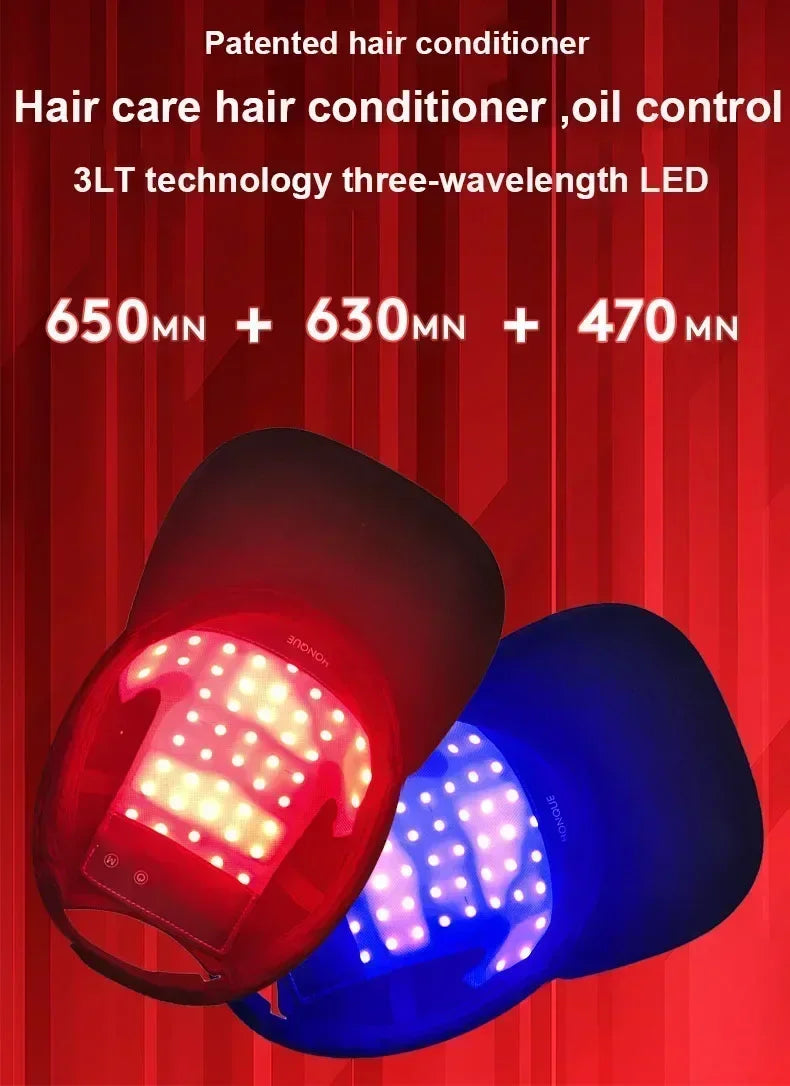 LED Red Light Therapy Cap Hair Growth & Hair Loss Treatment